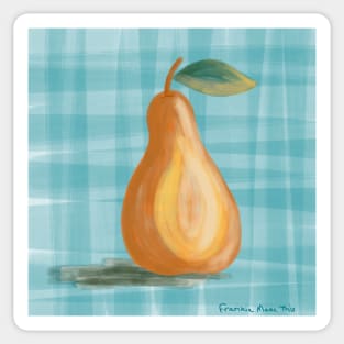 Pear still life number 6 Sticker